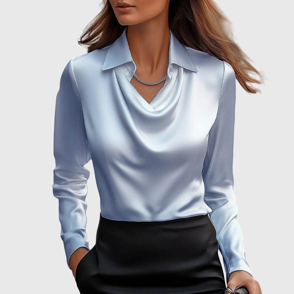 Elegant Luxury Women’s Blouse with Long Sleeves