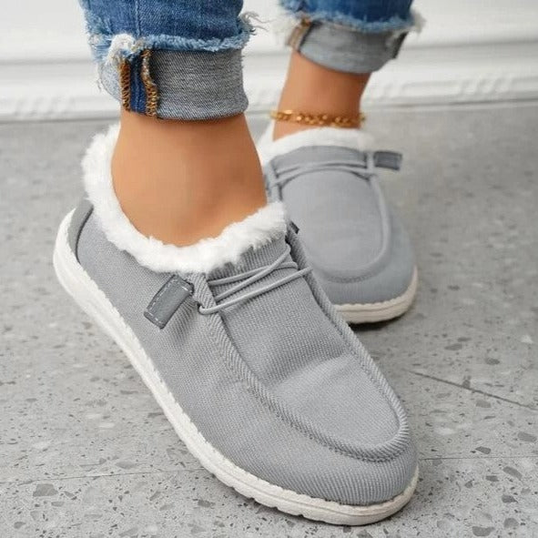 Casual Women’s Slip-On Sneakers for Fall and Winter