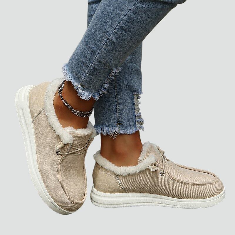 Casual Women’s Slip-On Sneakers for Fall and Winter