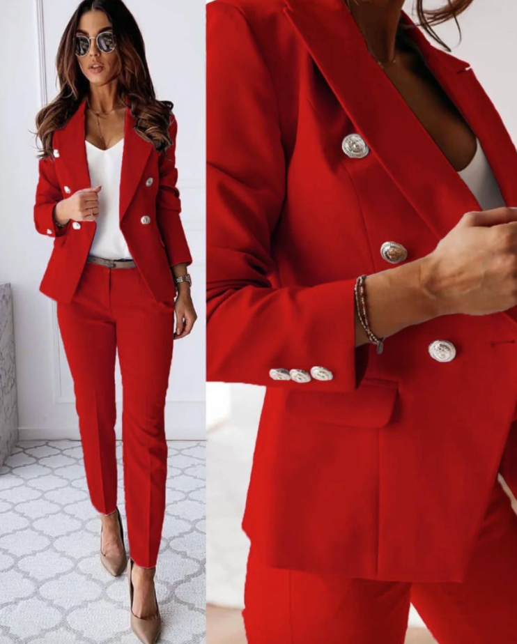 Chic and Elegant 2-Piece Women’s Blazer Set