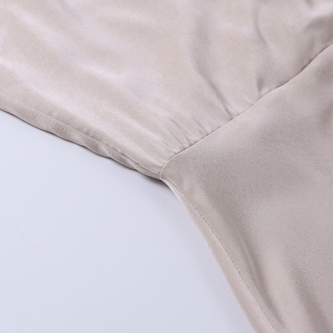 Luxurious Women’s Maxi Dress with V-Neck and Spaghetti Straps