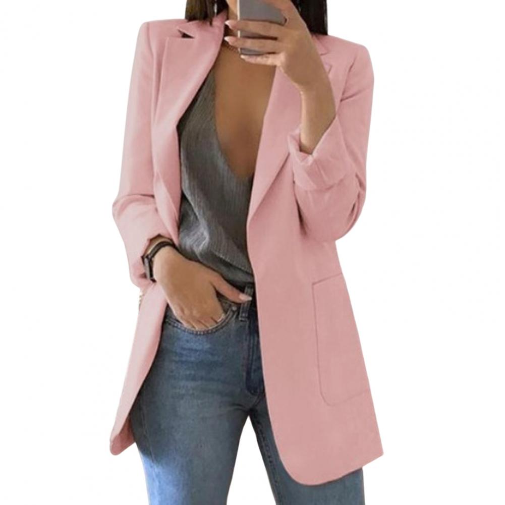 Long Women’s Blazer with Classic Lapels