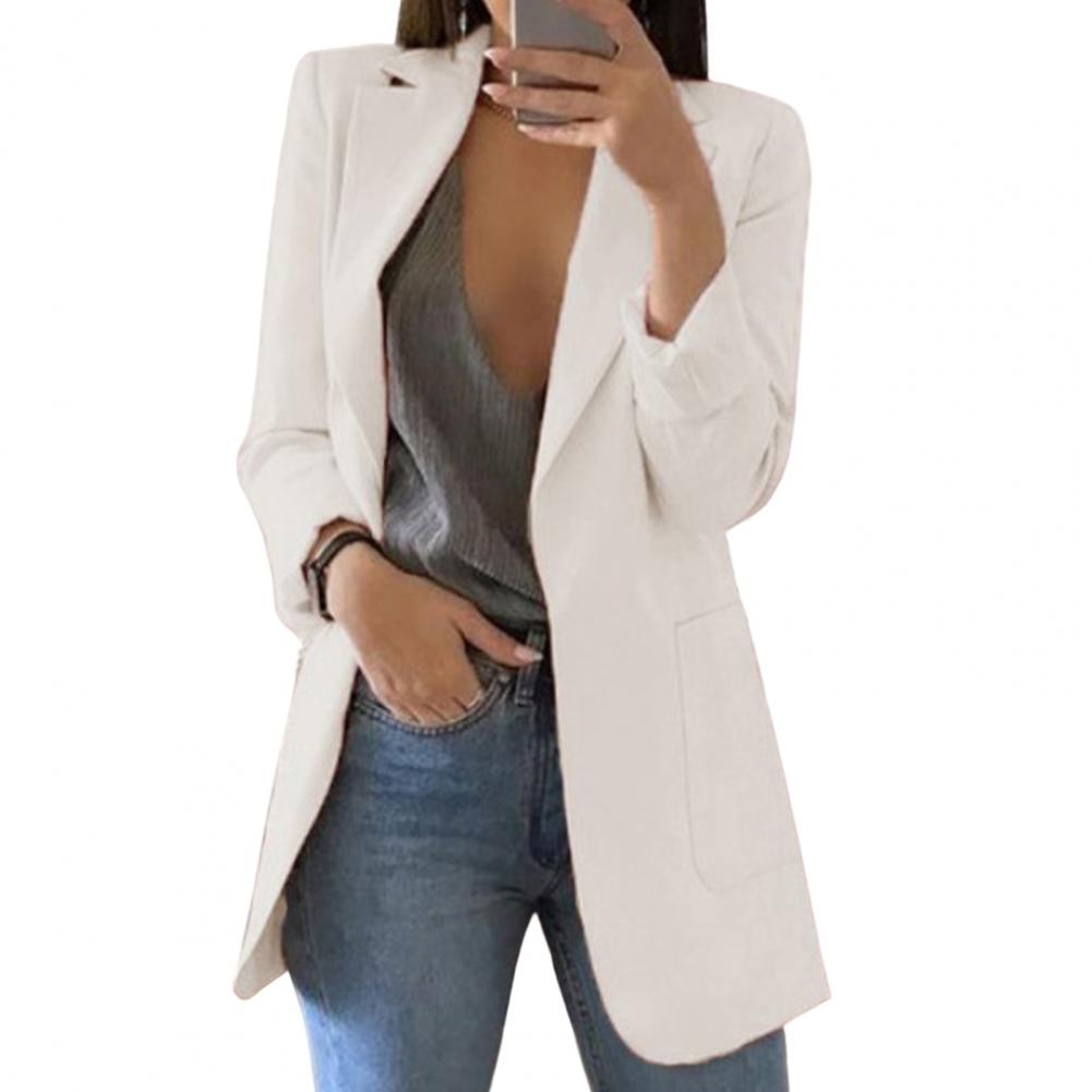 Long Women’s Blazer with Classic Lapels