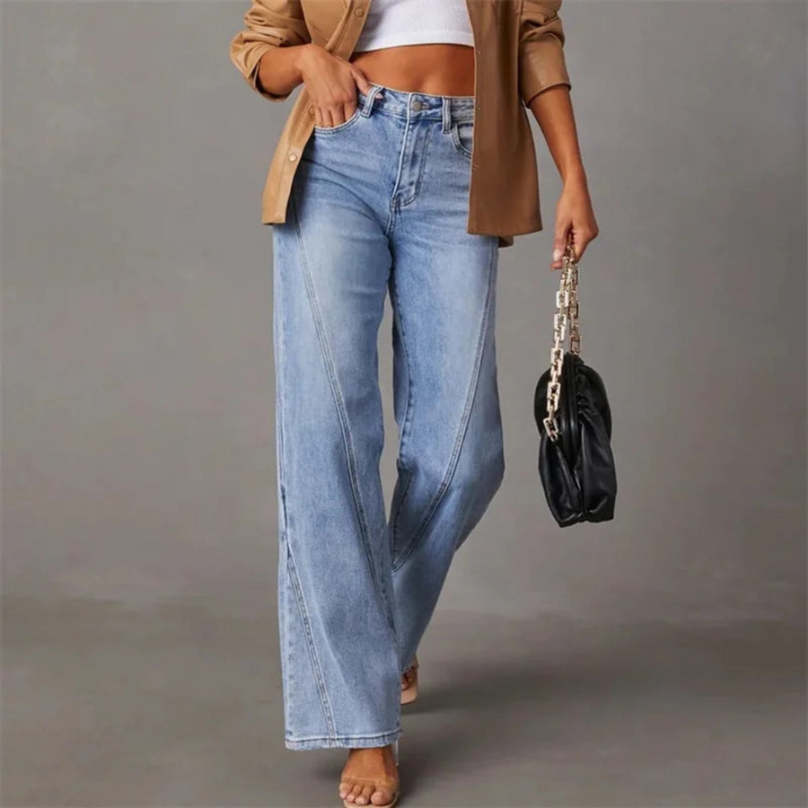 High-Waisted Wide-Leg Jeans for Women