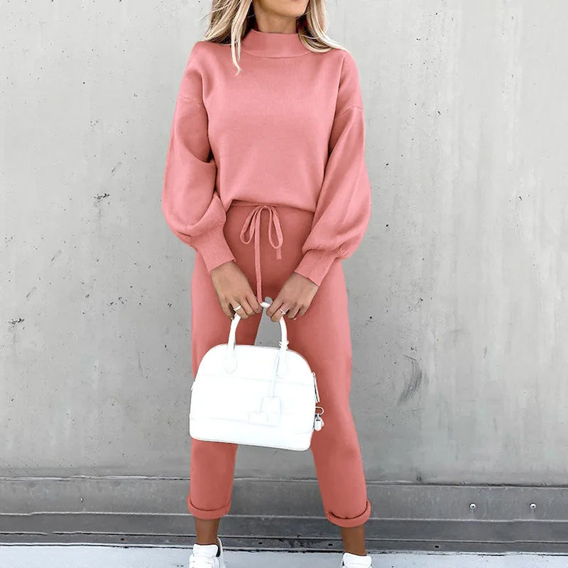 Comfortable Two-Piece Women’s Set with Sweater and Pants
