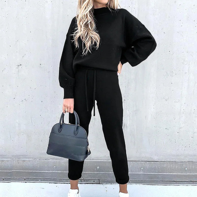 Comfortable Two-Piece Women’s Set with Sweater and Pants