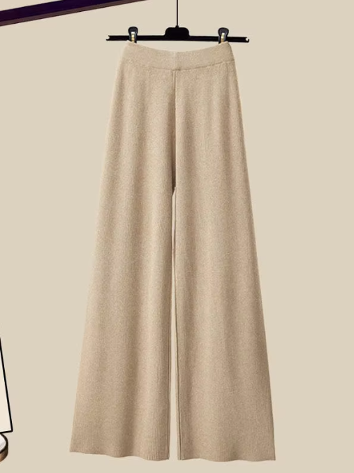 Stylish 3-Piece Set for Women with Oversized Trousers