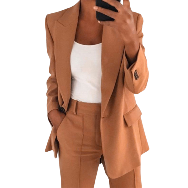 Luxurious Women’s Suit with Blazer and Trousers