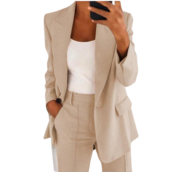 Luxurious Women’s Suit with Blazer and Trousers
