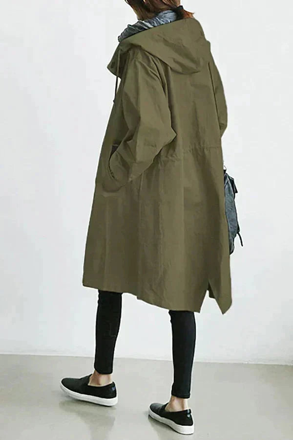 Elegant and Waterproof Women’s Coat with Hood