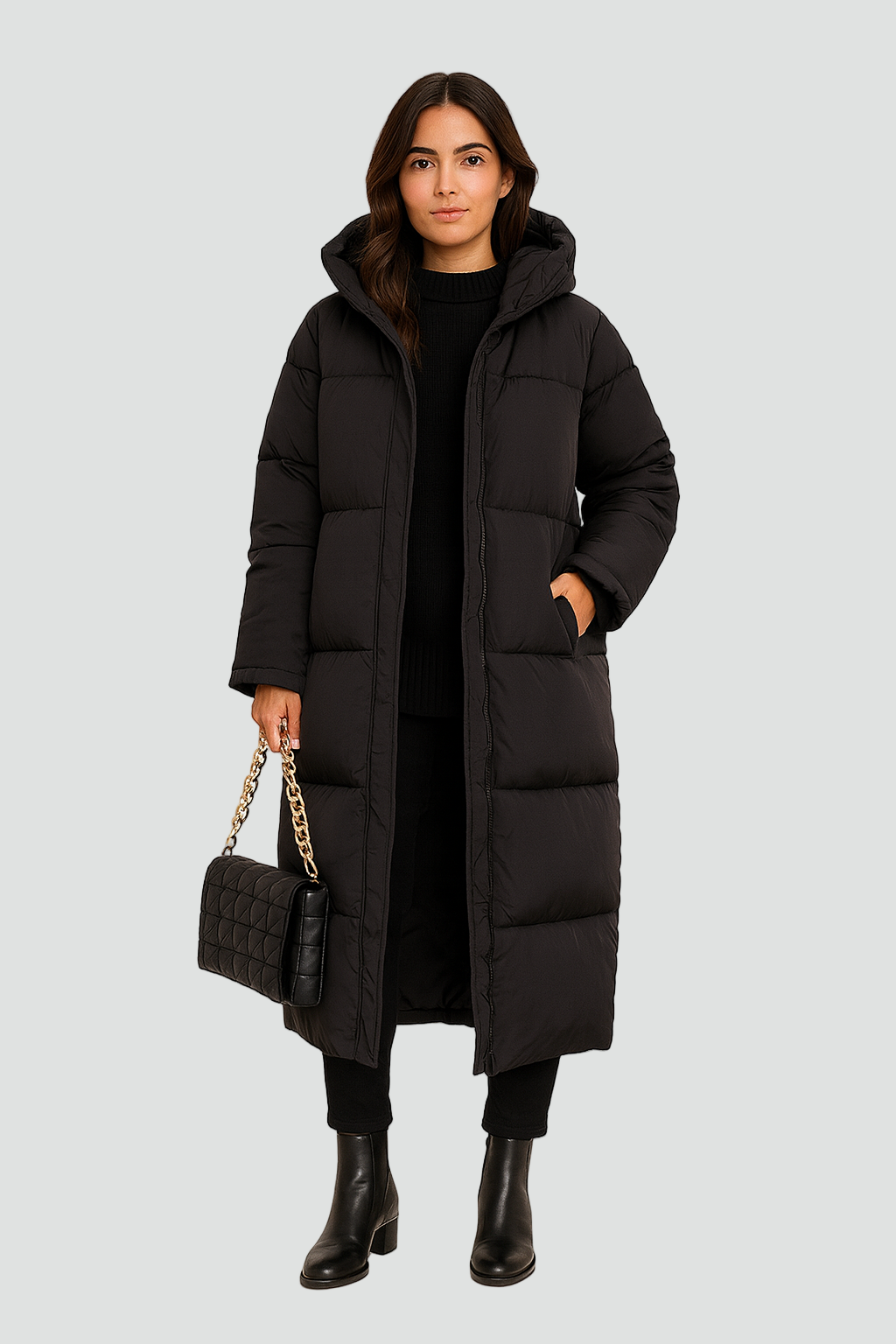 Women’s Long Padded Winter Puffer Jacket