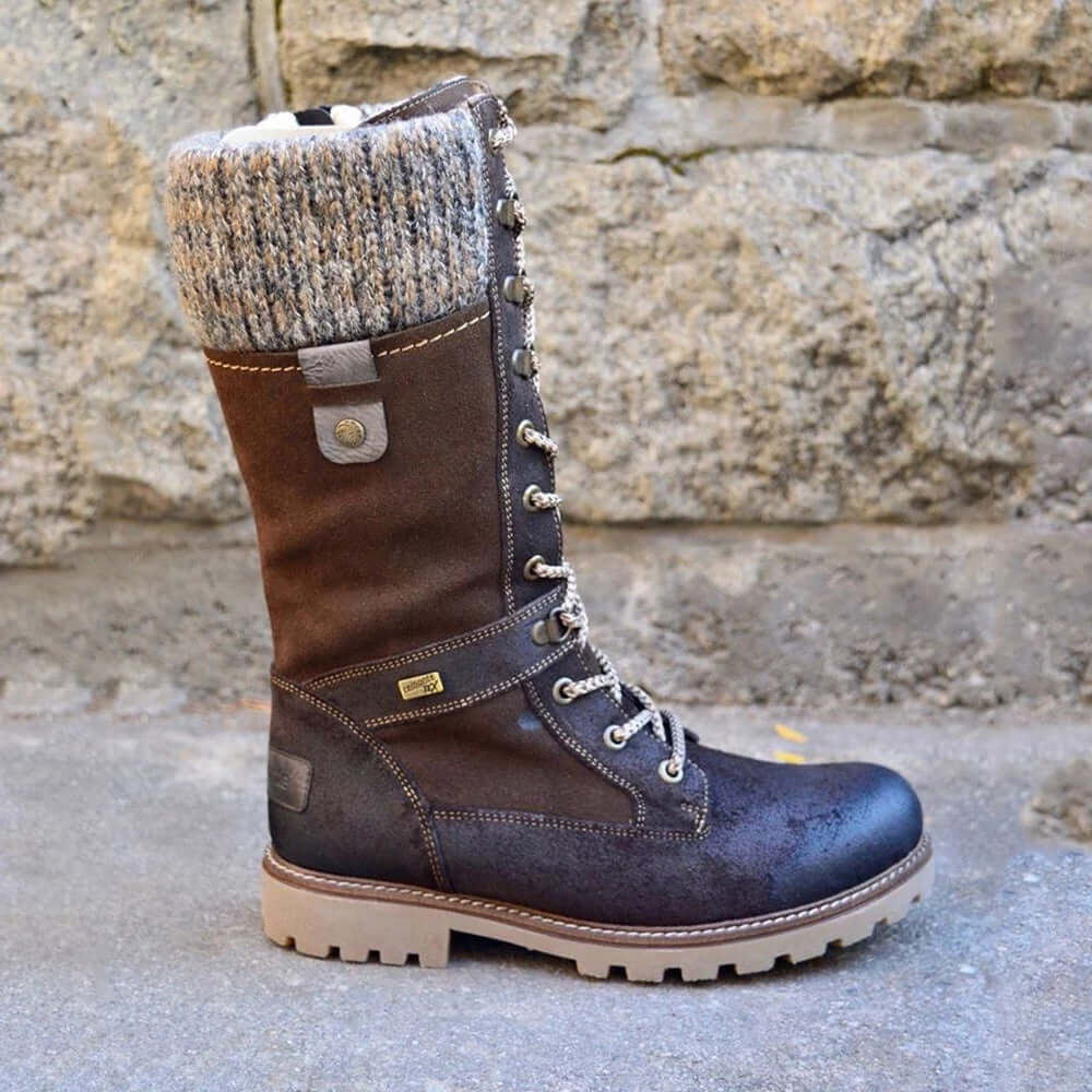 Waterproof Women’s Winter Boots with Laces
