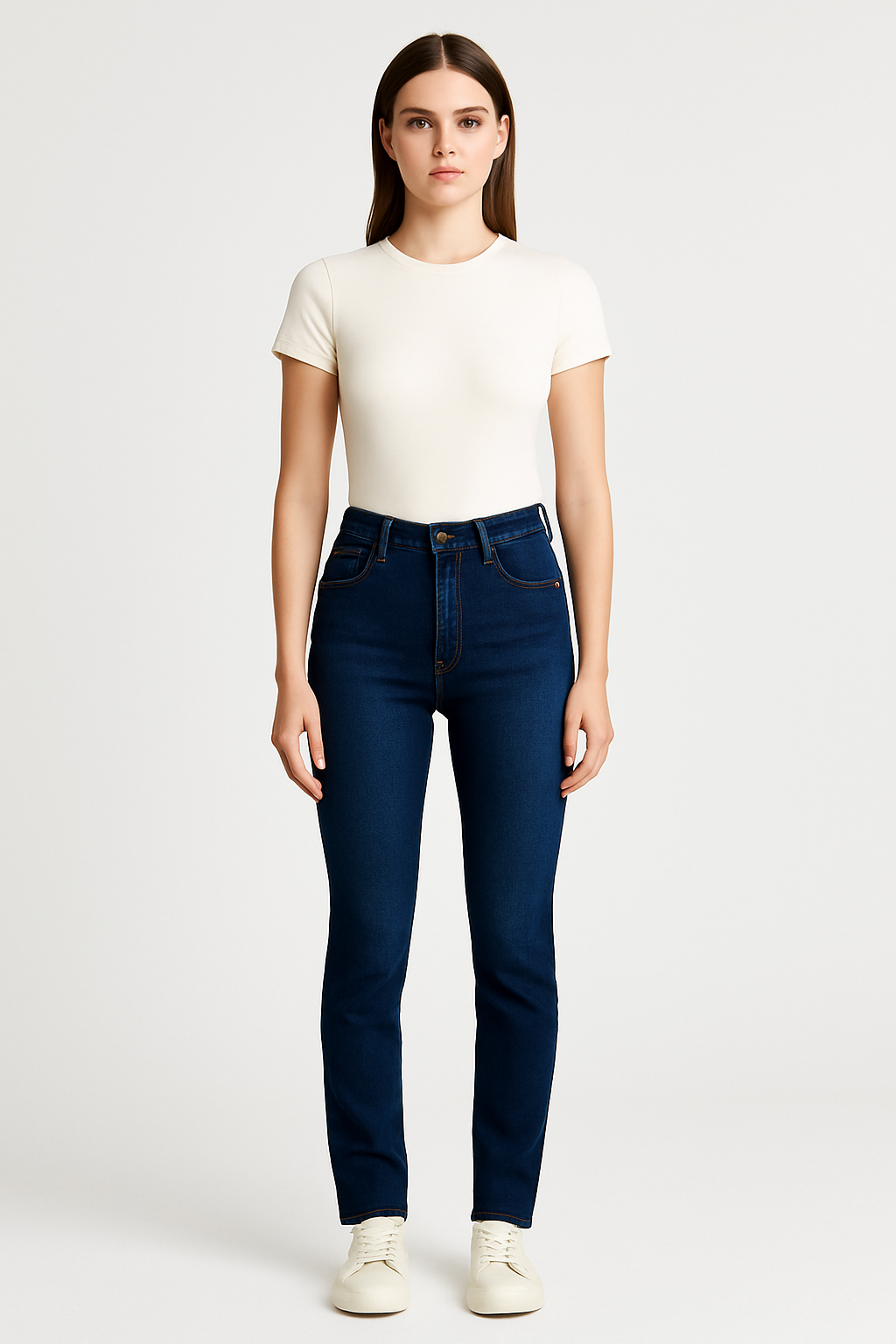 Elise | High Waist Slim Jeans