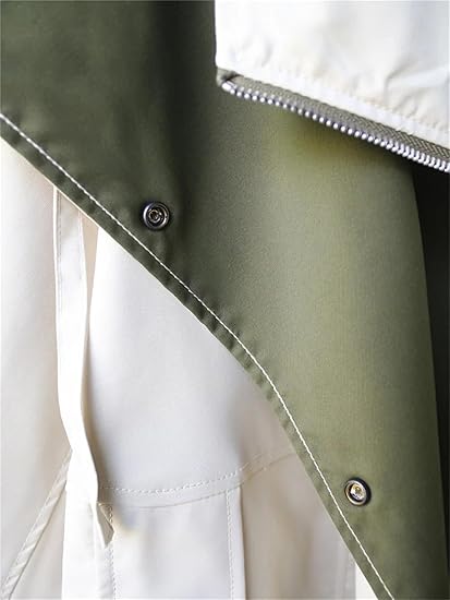 Waterproof Women’s Raincoat with Hood for Spring