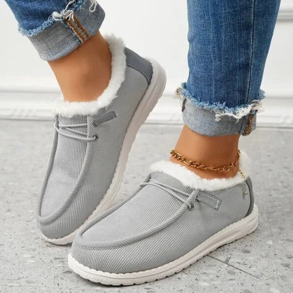Casual Women’s Slip-On Sneakers for Fall and Winter