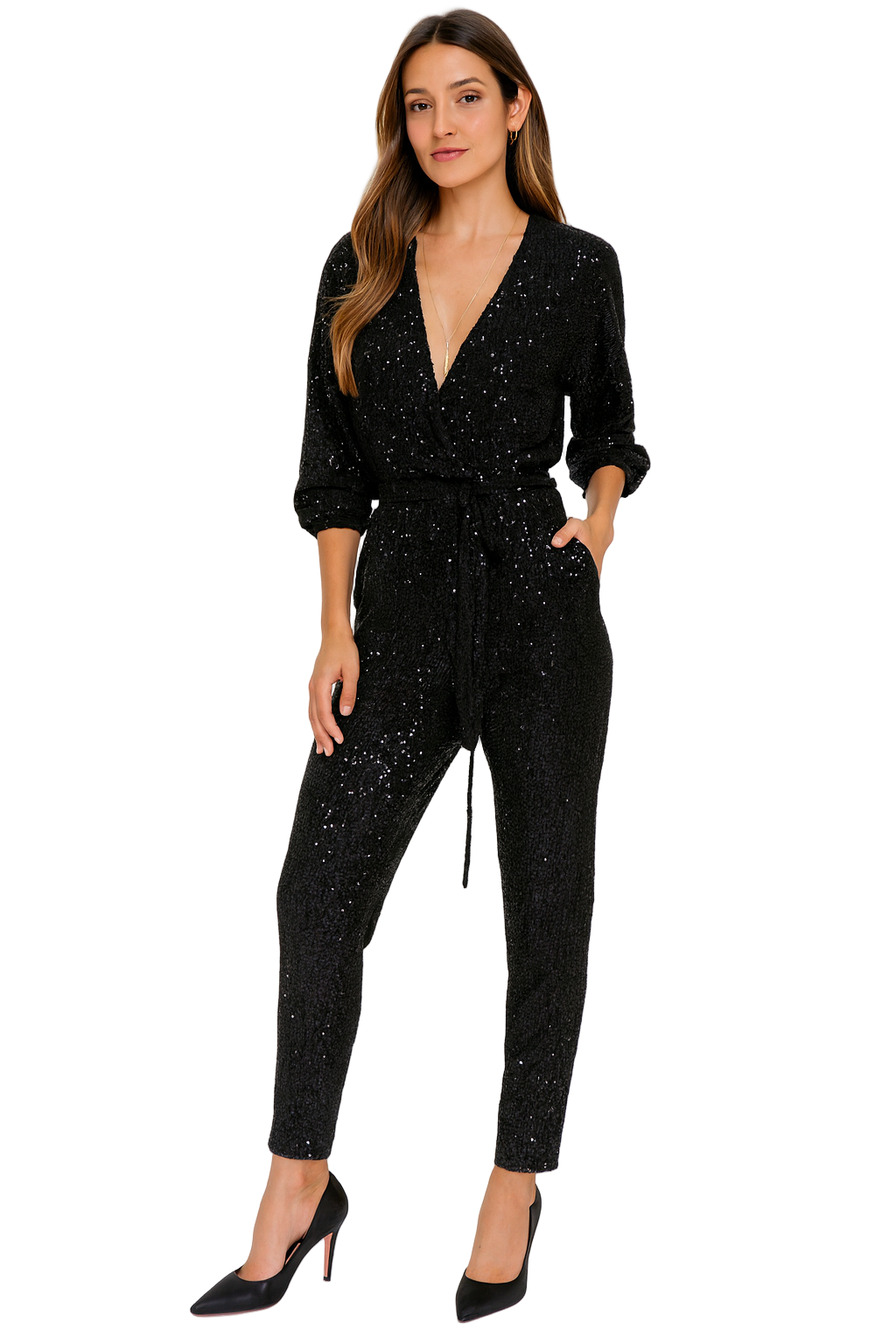 Luxurious Women’s Sparkling Jumpsuit