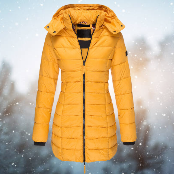 Warmly Lined Women’s Hooded Puffer Jacket