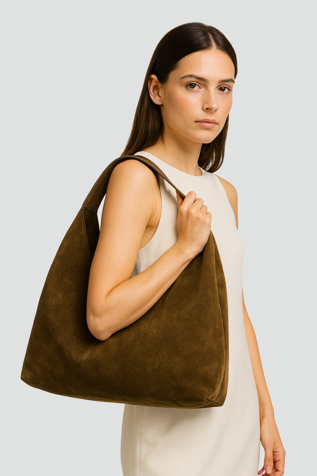 Luxurious Suede Tote Bag for Women