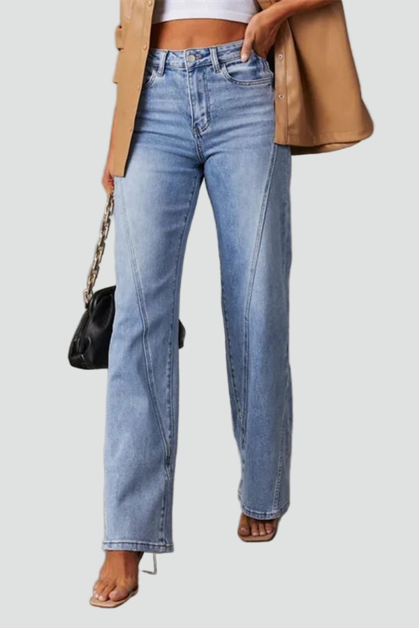 High-Waisted Wide-Leg Jeans for Women