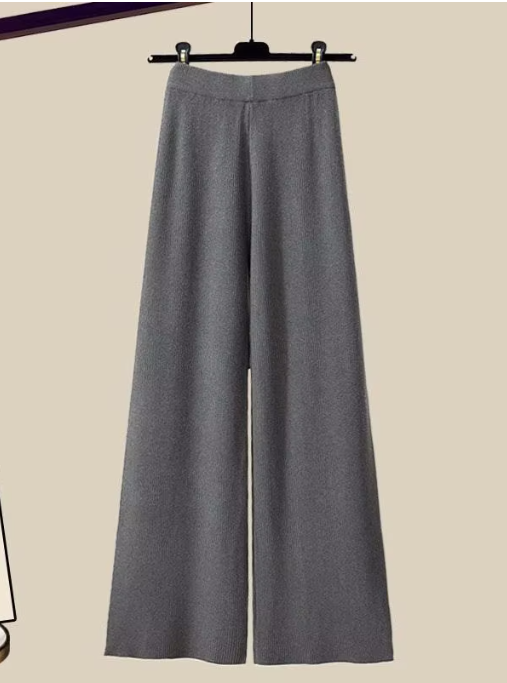 Stylish 3-Piece Set for Women with Oversized Trousers