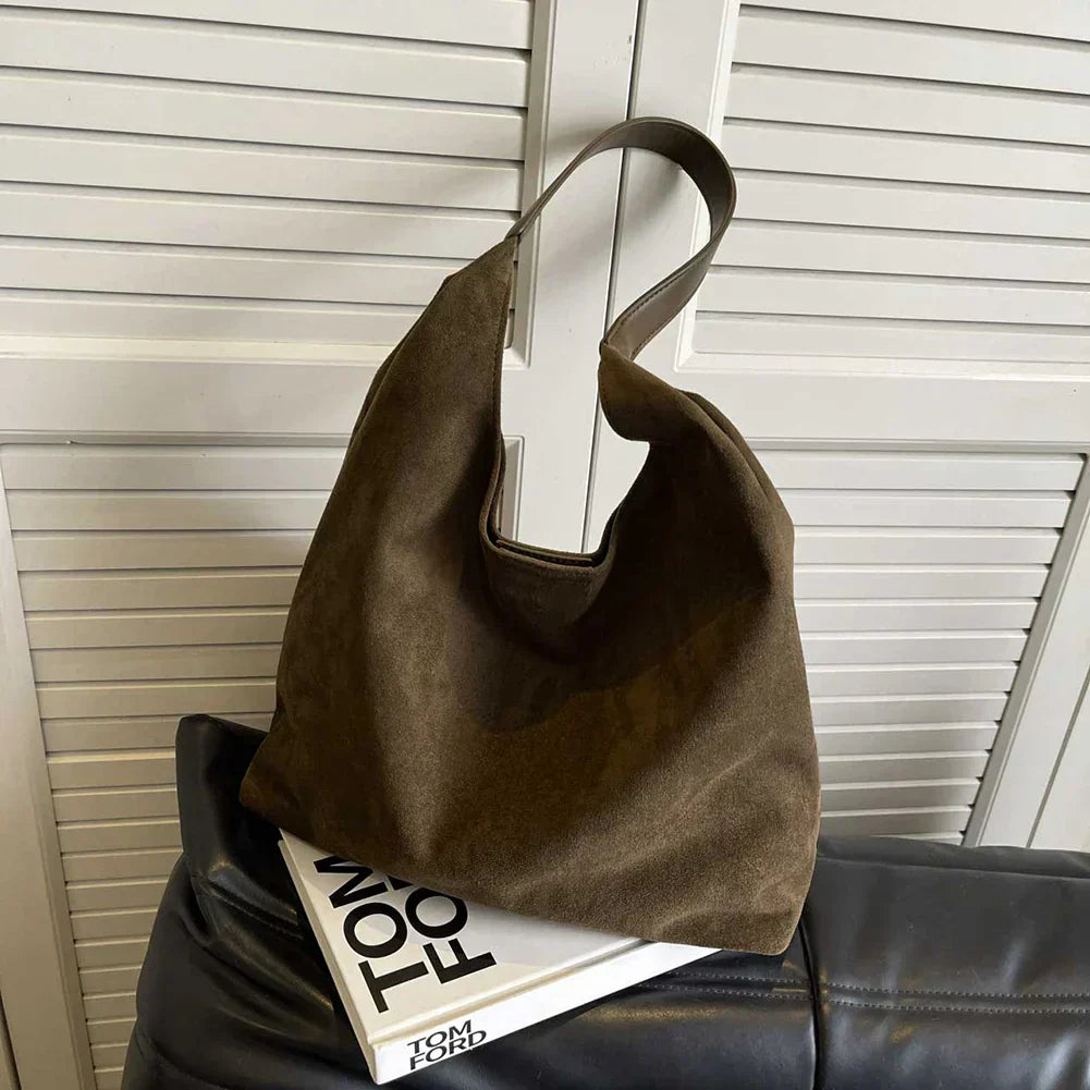Luxurious Suede Tote Bag for Women