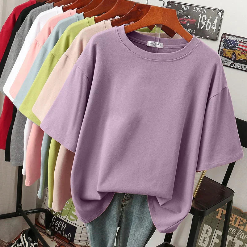 Oversized Women’s T-Shirt in Soft Cotton Blend