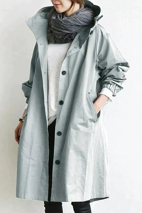 Elegant and Waterproof Women’s Coat with Hood