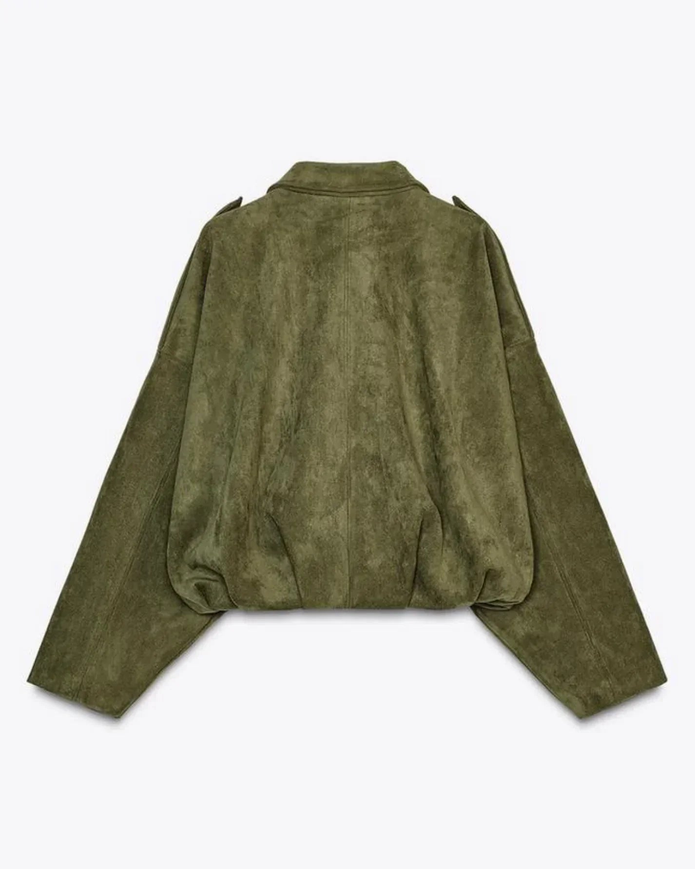 Elegant Women’s Suede Jacket Oversized and Warm