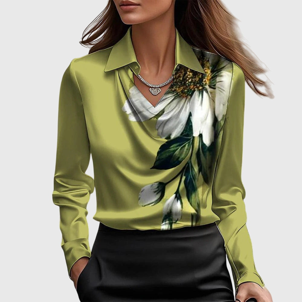 Elegant Luxury Women’s Blouse with Long Sleeves