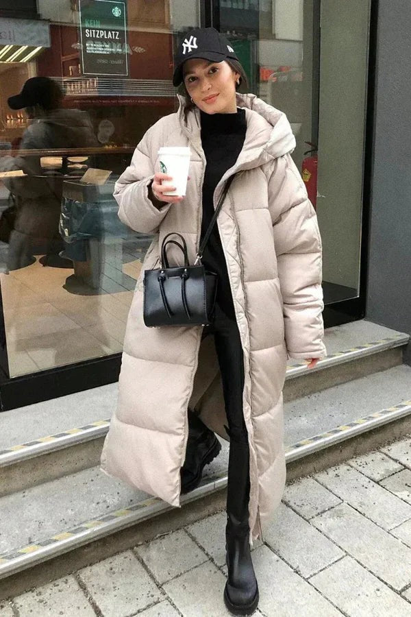 Wind-Resistant Women’s Winter Coat with Hood