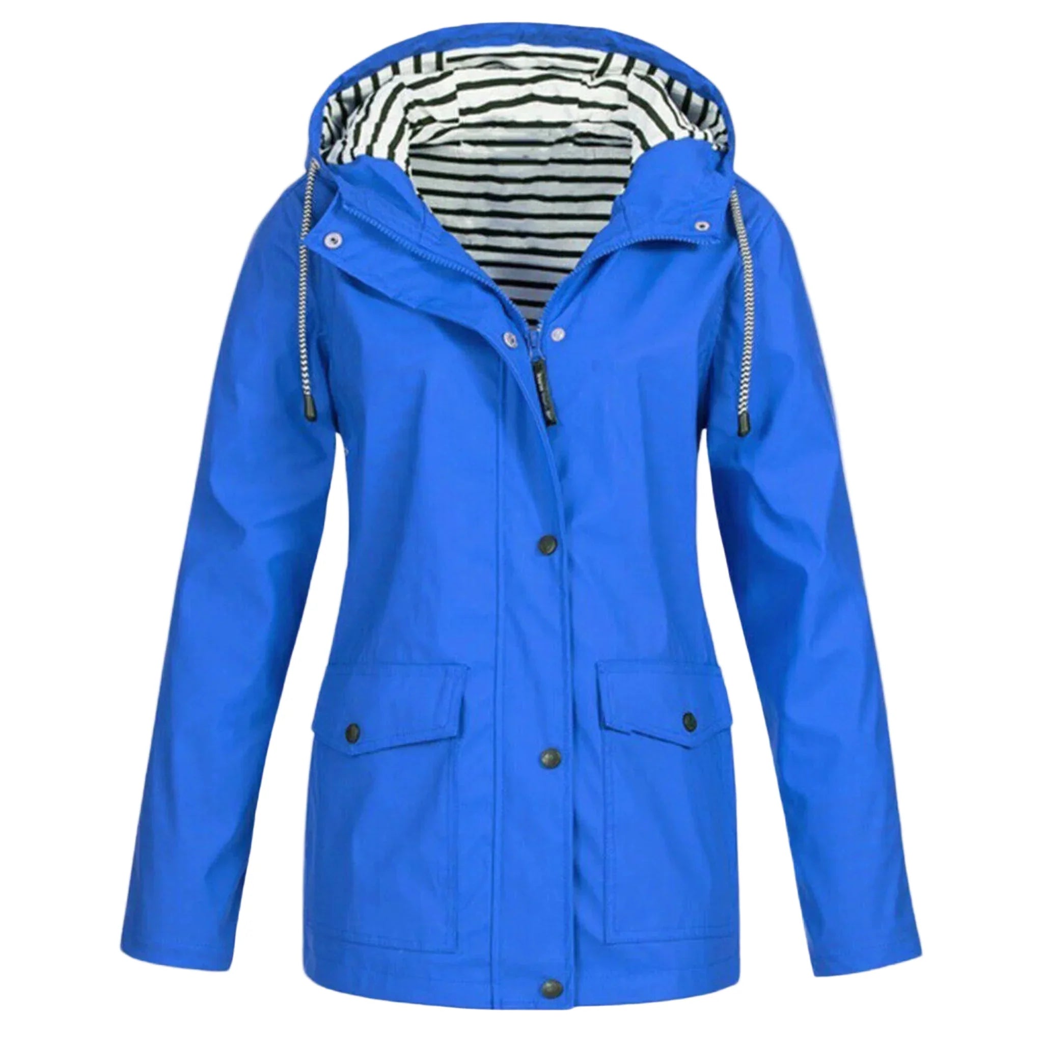 Waterproof Women’s Rain Jacket with Lined Hood