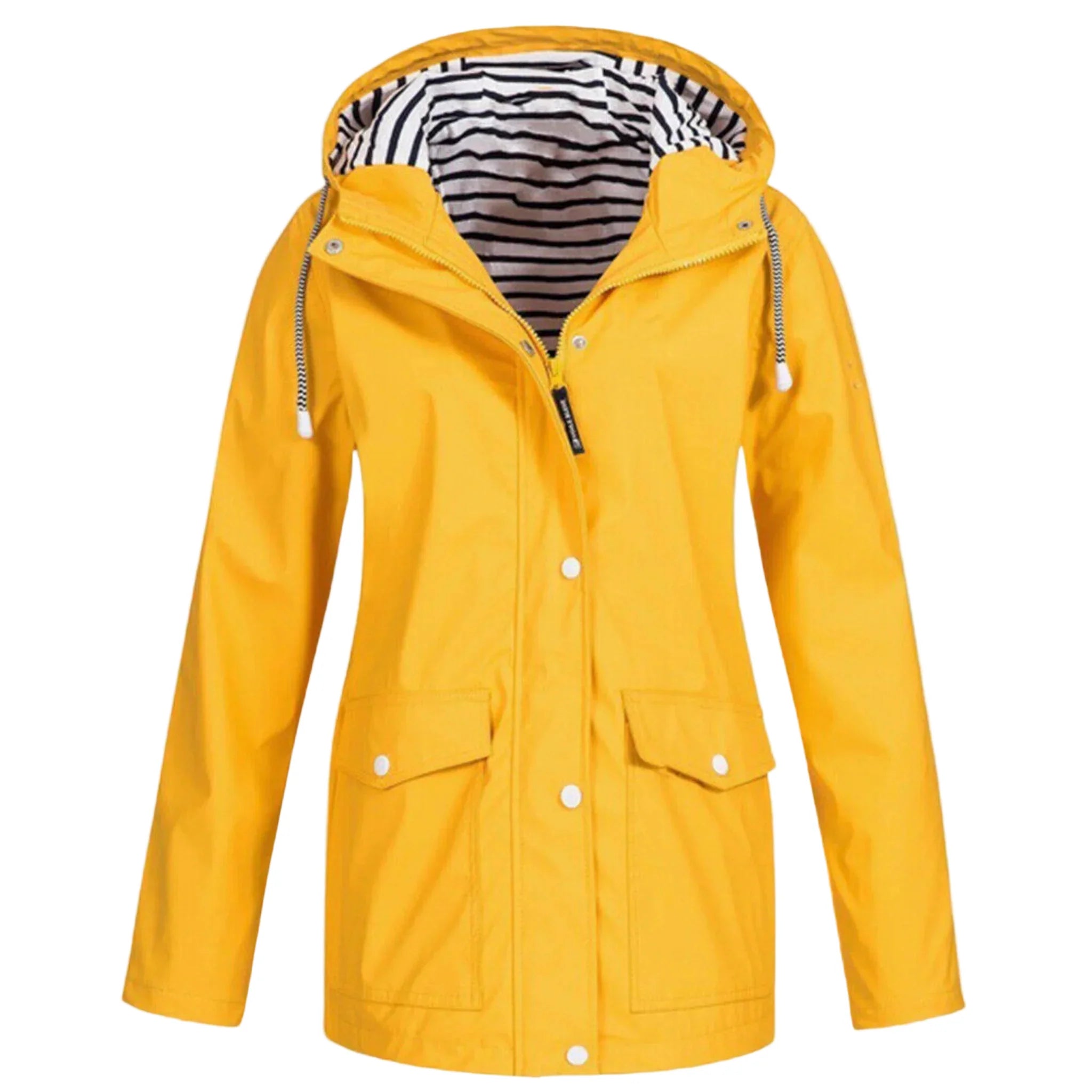 Waterproof Women’s Rain Jacket with Lined Hood