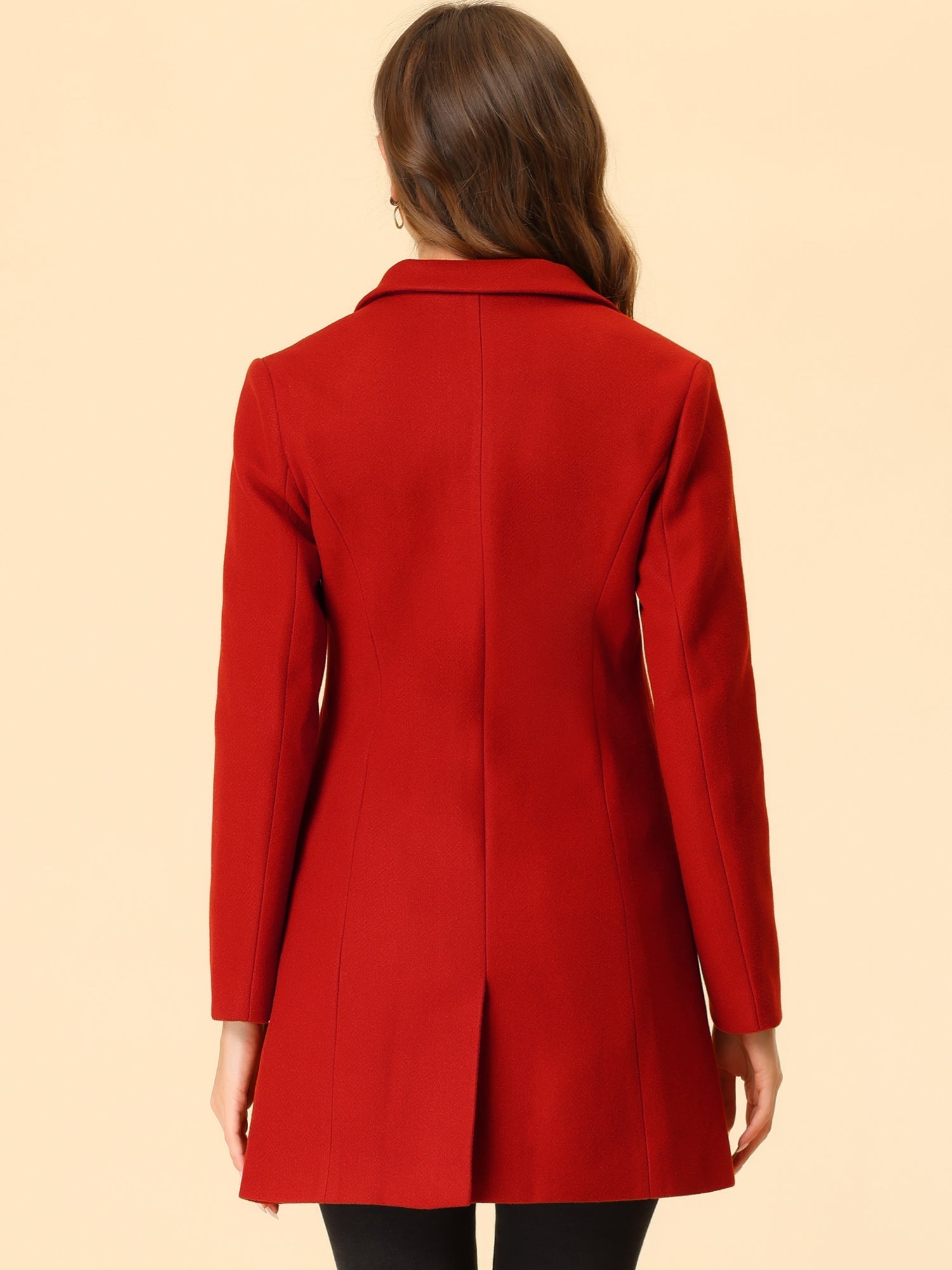 Soft Women’s Winter Coat with Lapel Collar