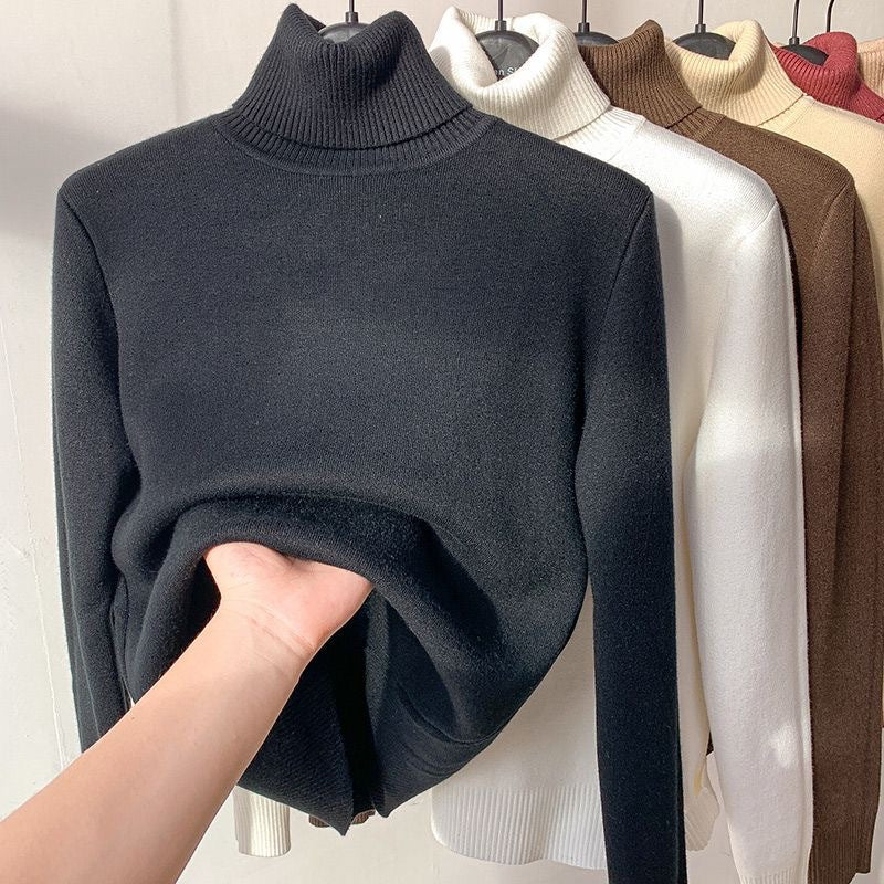 Comfortable Soft Lined Women’s Fleece Turtleneck